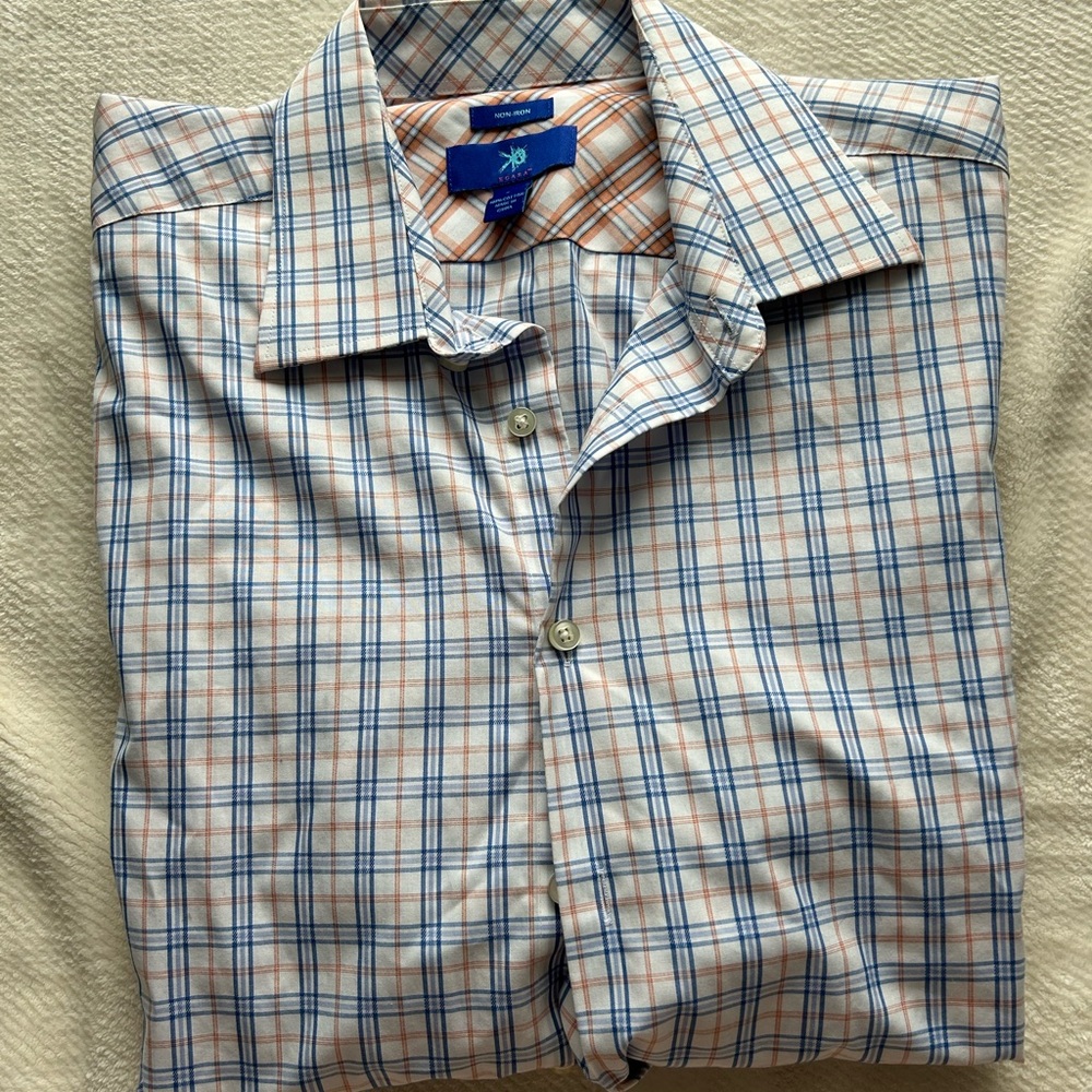 Men’s Button Up Collared Dress Shirt